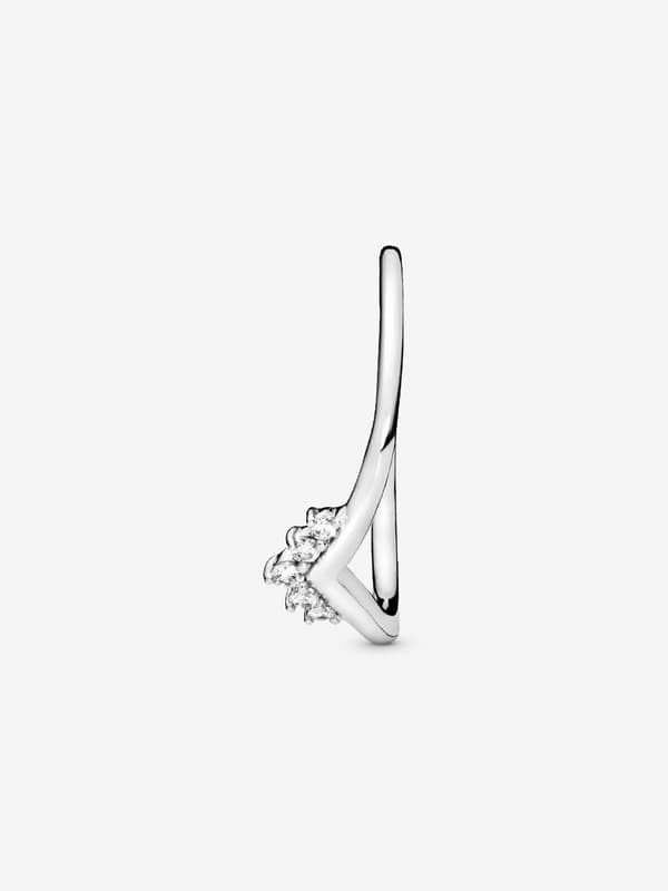 Pandora - Tiara Wishbone Ring - Sterling silver Circumference: 56mm