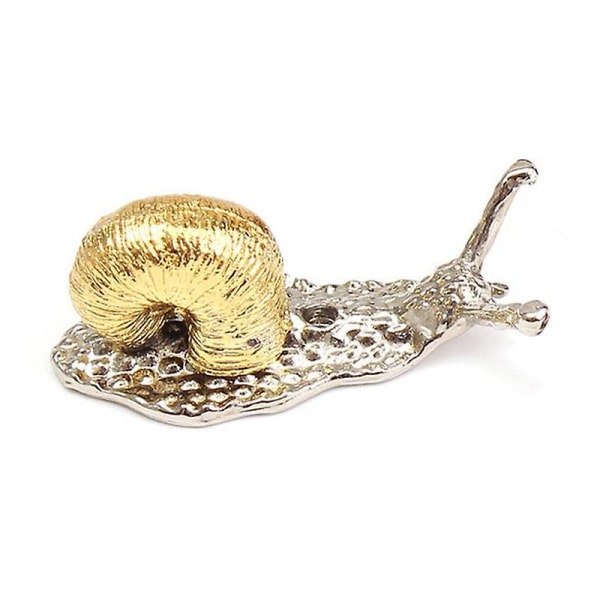 Snail Turtle Suitsukepuikkoteline Suitsutusteline Teekulttuuri Meditaatio Decor Snail Golden Silver