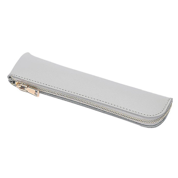 Pennficka Skydd, PU Läder Fickpenna Hållare Organizer Påse, Flerfunktionell Pennficka Rymmer Pennor, 20*4.5cm