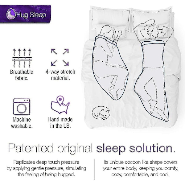 Hug Sleep, Sleep Pod Move Täcke För Män, Kvinnor, Tonåringar Och Barn AK[ m 150*40cm