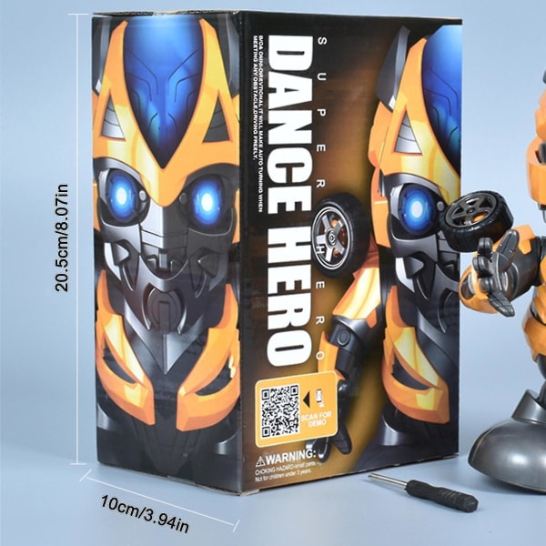 Lading Dansende Spiderman Robot Universalhjul Smart Roterende Dansende Gave Barneleke