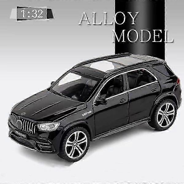 1:32 Legering s GLE 63S Coupe Bilmodel Støbte køretøjer Metal Træk Tilbage Bil Simulation Lyd Lys Børnegaver Samling White
