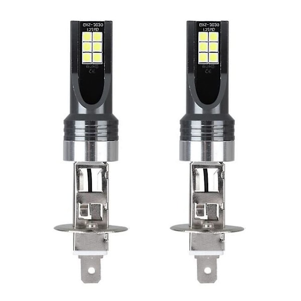 H1 Led -ajovalopolttimo, 1500lm Mini Led H1 -polttimot Auton muunnossarja, Plug And Play Halogeenin vaihto, Lähi- ja kaukovalot, Canbus 2 pcs