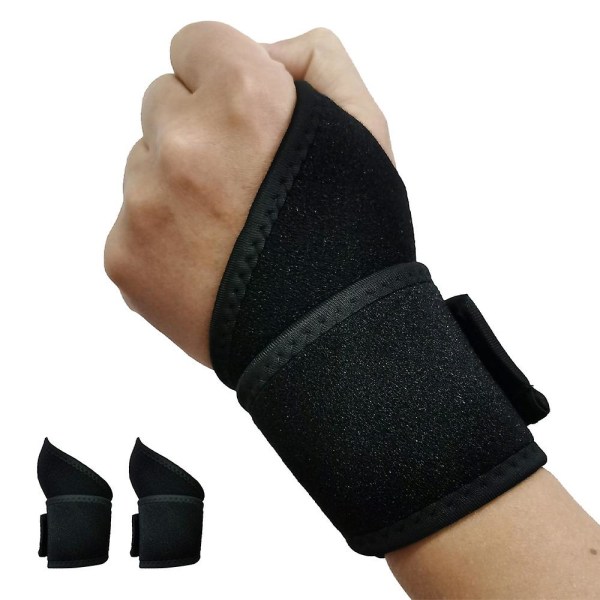 2-delads paket handledskompressionsband och handledsskydd Sport handledsskydd för fitness Style 1
