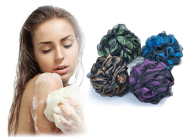 Loofah bad 4-pak (60g/stk)