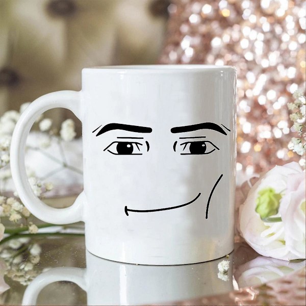 SSRGV Rolig Gamer Mugg, Födelsedagsmugg, 33 cl Nyhet Kaffekopp, Vit, 1 Styck (1-pack)