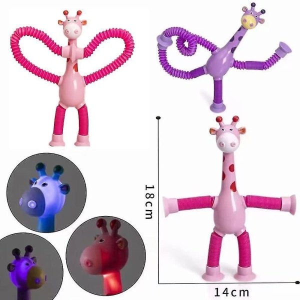 Teleskopisk sugkopp Giraff Leksak Giraff Leksak Sensoriska Leksaker Kul Pedagogisk