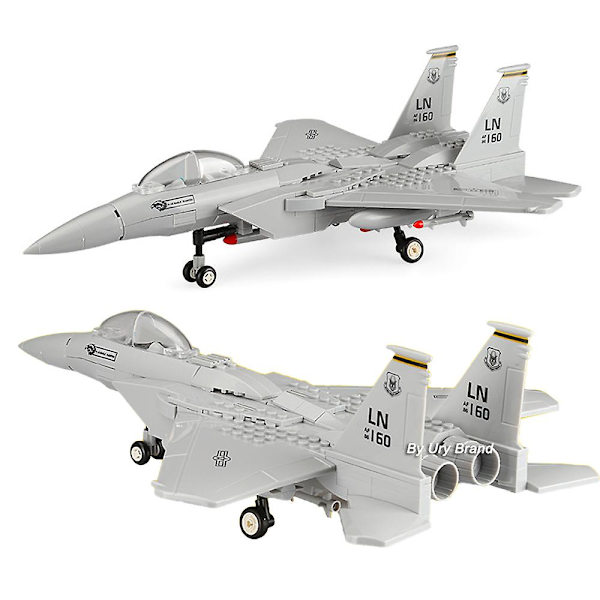 Militär Armé Flygplan Jet Warcraft J-15 Eagle Fighter Morden Warplane Set Flygplansmodeller Byggklossar Leksaker För Pojkar - Klossar - 183PCS Without Box