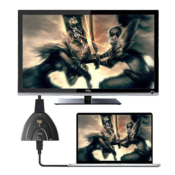 Hdmi-switch 3-portars Hdmi-splitterkabel | Hdmi-kabelomkopplare
