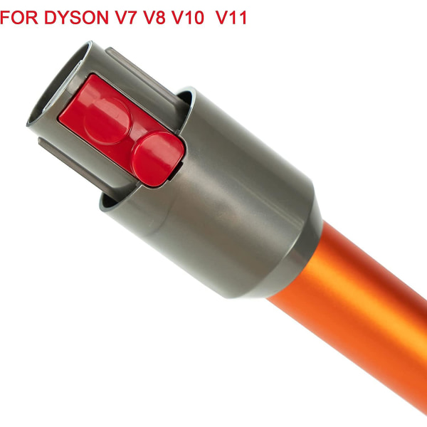 Støvsugerforlængerrør kompatibel med Dyson V7 V8 V10 V11 Wand Støvsugertilbehør Orange)