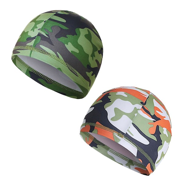 2 kpl hikin hattu hiki irroitus kypärä vuori hengittävä pyöräily pipo juoksu urheilu hattu jäähdytys pää kääreet Style 4
