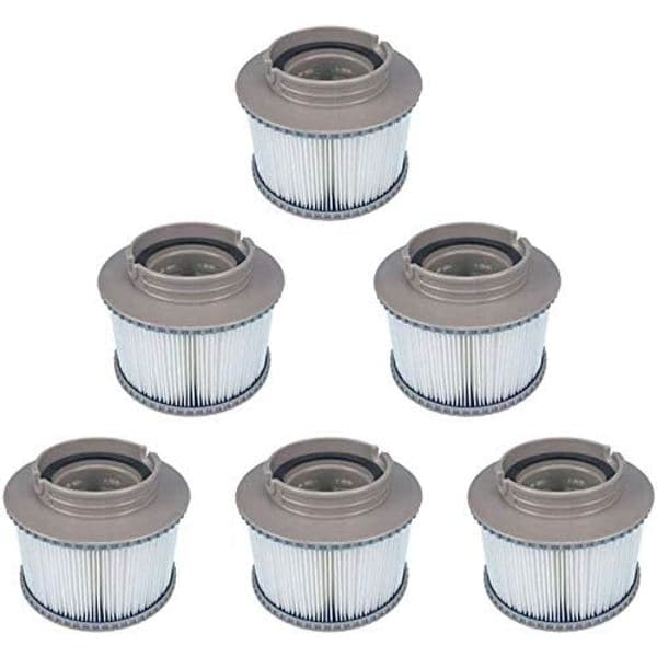 6-pak Udskiftningsfilter til MSpa FD2089, filterpatron til swimmingpools og spaer