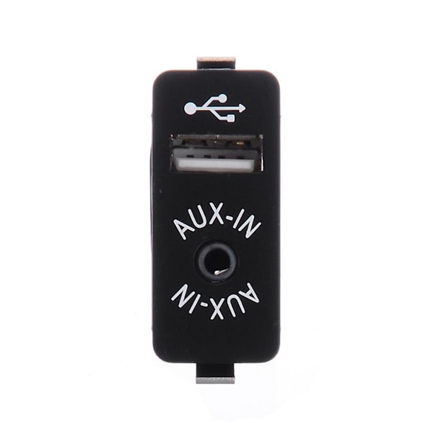Til E60 E61 E63 E64 E87 E90 E70 F25 Aux Usb Bil Stikkontakt Afbryder Audio + Kabel