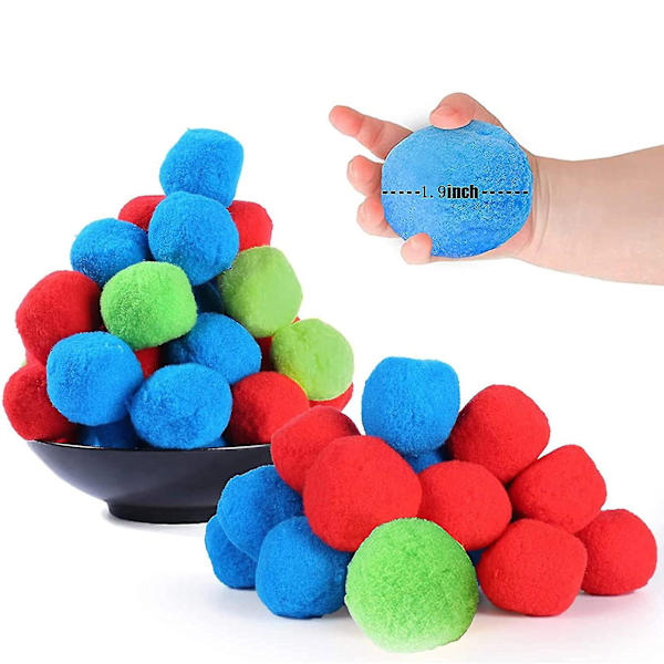 10 stk gjenbrukbare vannballer, morsomme og morsomme vannleker, strandballer, absorberende bomullsballer Green