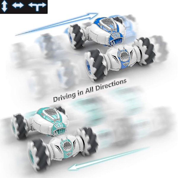 Rc-tempputyöauto, 2,4 ghz:n 4wd-kauko-ohjattava auto, katso eleohjausanturiauto Aespa