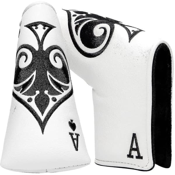 Putter Cover til Blade Putters - Golf Putter Cover Hvid