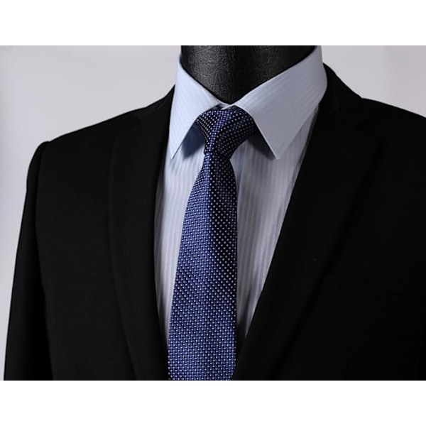 Mænds Dot Stripe Bryllups Slips og Lommetørklæde Ekstra Langt Slips og Lommetørklæde Sæt til Mænd Klassisk Mode Business
