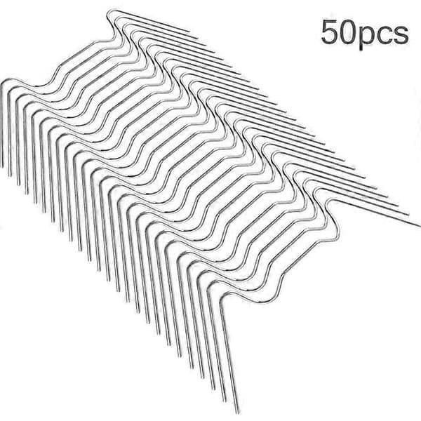 25/50/100 stk. Drivhusglasclips Drivhusglasclips med W-clips til drivhusreservedele Rustfri drivhusrammer 50PCS