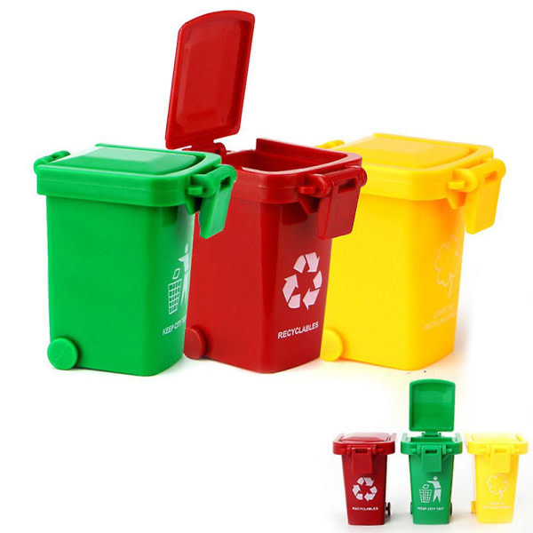 stk søppelbøtte Bærbar ABS barnesøppel for barn i lyse farger.