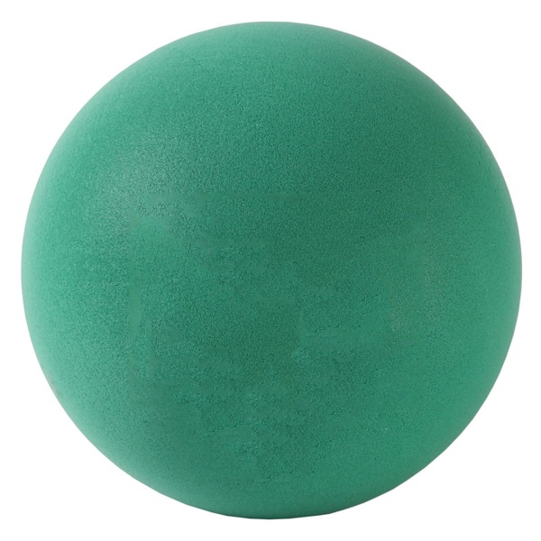 Myk innendørs stille ball for barn, spesiell elastisk polyuretanleke for innendørs lek, ikke-destruktiv moro. Gul farge. 7,1 tommer. 145 g Green