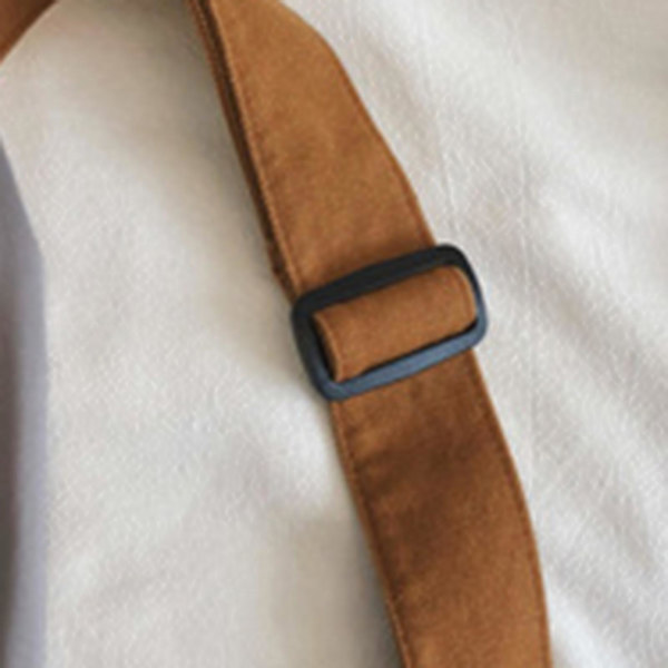 Klassisk unisex-budväska, vattentätt material och iögonfallande design Brown
