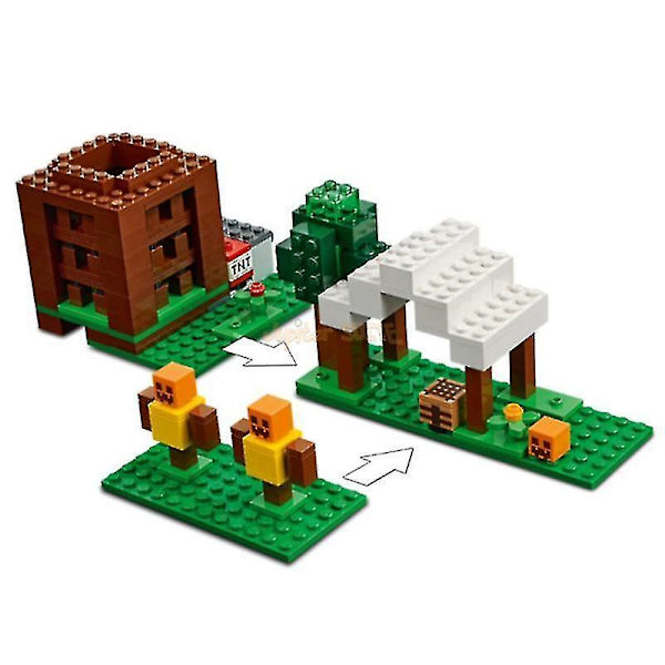 Byggeklodser The Pillager Outpost Model Bricks Sæt Gaver Legetøj Til Børn Børn Drenge Piger