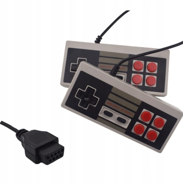 Retro Videospilkonsol med 620 Klassiske Spil og Dobbelte Controllere