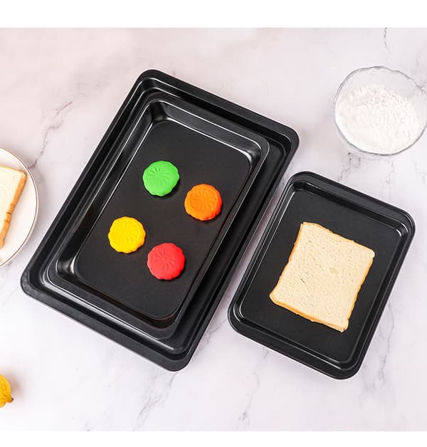 3-pack Bakplåtsset Non-Stick, Multipack Ugnsform - Diskmaskinsäker och Lätt att Rengöra 8寸