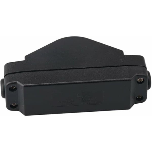 IP65 Knapp Inline Ledningsbryter Vanntett Svart På/Av-bryter 30A 220V, DEBUNS