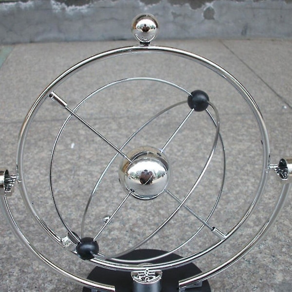 Globusmodell Rotasjon Perpetual Motion Instrument Magnetisk Ornament Orbita Newton Pendel Modell Kontorhus