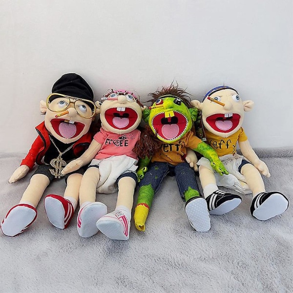 Plush Hat Game Toy Boy Girl Cartoon Hand Puppet Plushie Doll Talk Show Party