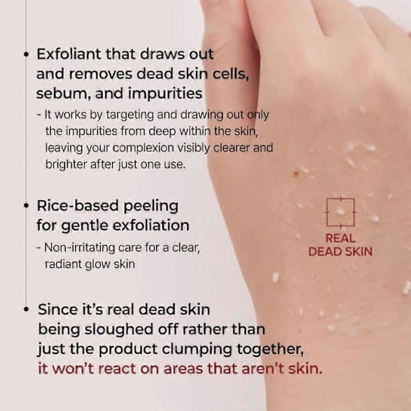 st Dr.Melaxin PEEL SHOT GLOW EXFOLIANT RICE AMPOULE (HVIT RIS/SVART RIS) 80ML