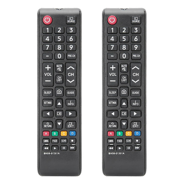 2 stk Multifunksjonell TV-fjernkontroll for Samsung TV-fjernkontrollutskifting
