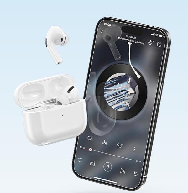 Egnet for AirPods Bluetooth-headset ladeetui 1/2/3/Pro1/Pro2 trådløst ladebatteriboks erstatningsetui