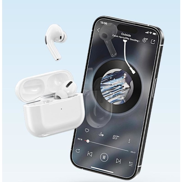 Etui for AirPods Bluetooth-hodesett ladeetui 1/2/3/Pro1/Pro2 trådløs lade batteri boks erstatningsetui AirPods Pro1