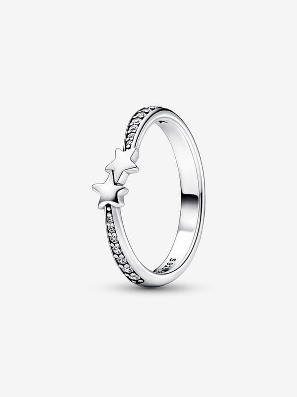 Pandora - Shooting Stars Sparkling Ring - Sterlingsilver Circumference: 50mm