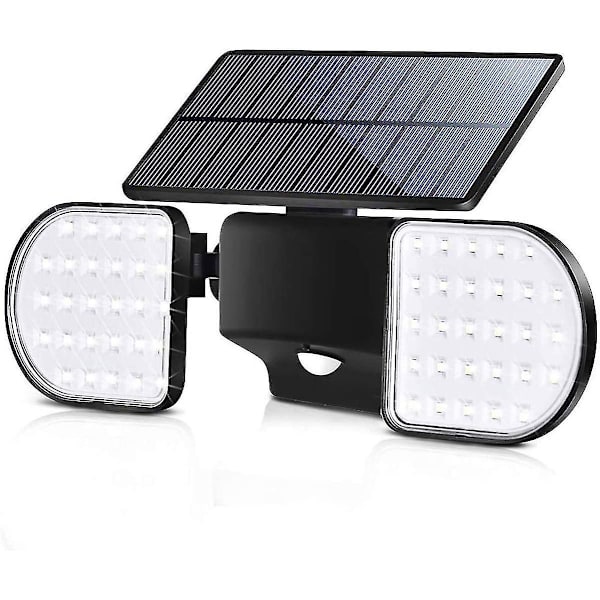 Udendørs solcellelamper, 56 LED solcellelamper udendørs bevægelsessensor sikkerhedslamper solcelledrevne væglamper spotlights vandtæt 360 graders justerbar