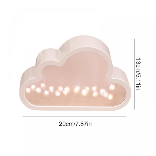 Sky Mirror Tulip Lampe, Håndlaget DIY Tulipaner Speil Nattlys, 100% Ny Pink