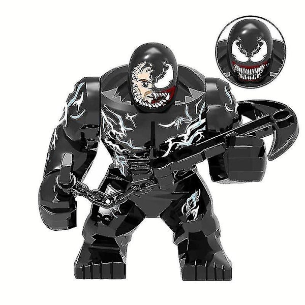 Superhelt byggeklodser legetøj, samlet byggeklodse humanoid model legetøj Venom-200000195