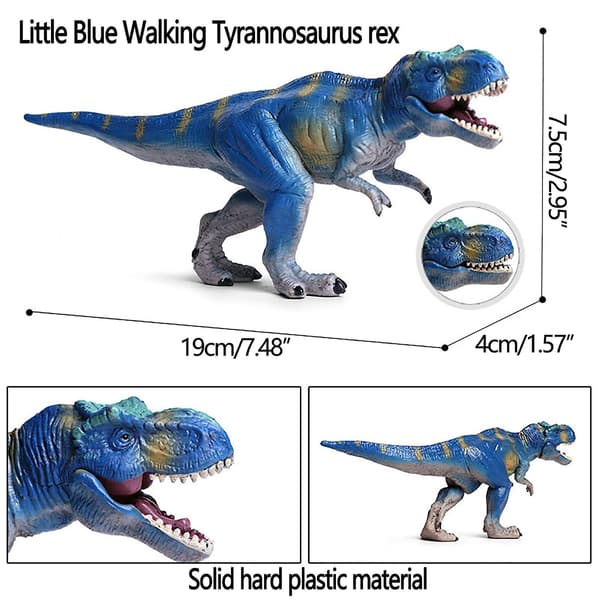 Børns Legetøj Dreng Gave Dinosaur Model Solid Håndmalet Mindefigur Udsalg