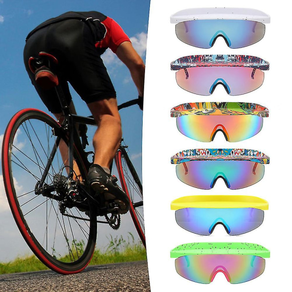 Anti Uv Sunglasses With Hat Brim Anti-glare Sun Blocking Glasses For Camping Cycling