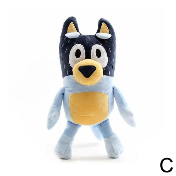 Bomullsplysj leketøy hund Bluey tegneserie utstoppet plysj leketøy gaver for anime-fans Blue With Spots 28Cm