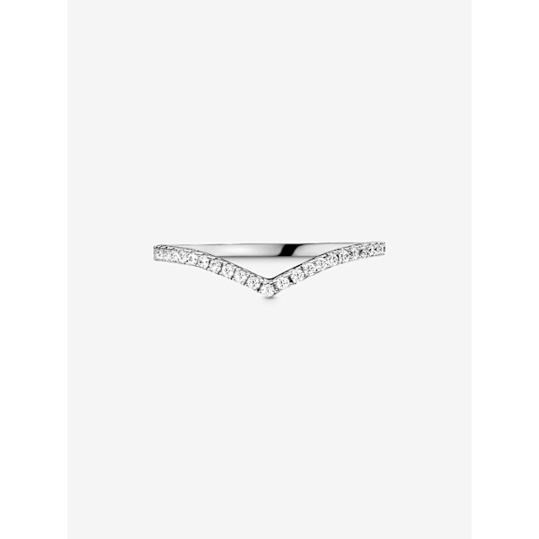 Pandora - Sparkling Wishbone Ring - Sterlingsølv Circumference: 56mm