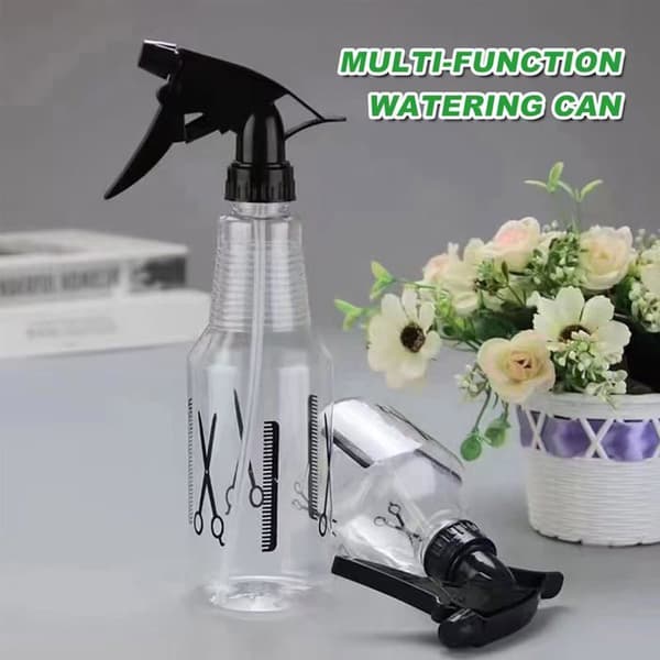 Set med 2 500 ml hårsprayflaskor, vattenspray för hårrengöring, påfyllningsbara, transparenta, tomma