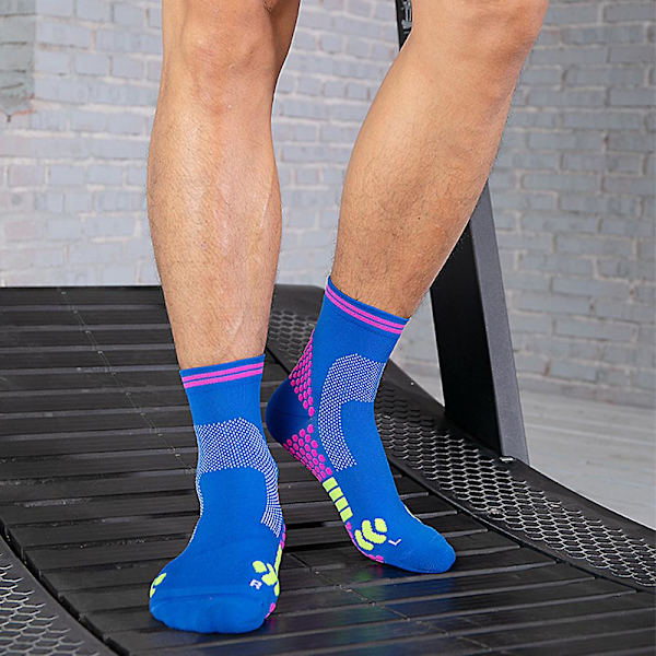 Fjer infrarød Schorl Titanium Ion Høyde Booster Sokker, Profesjonelle Sports Sokker L Dark Blue