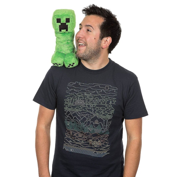 Minecraft plys bamse blød kreativ gave udstoppet legetøj Medium green zombie