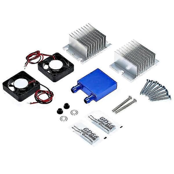 1 Sett Mini Klimaanlegg DIY Kit Termoelektrisk Peltier Kjøler Nedkjølingssystem + Vifte