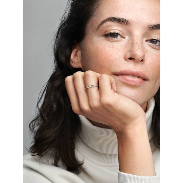 Pandora - Infinity Knot Ring - Sterlingsilver Circumference: 52mm