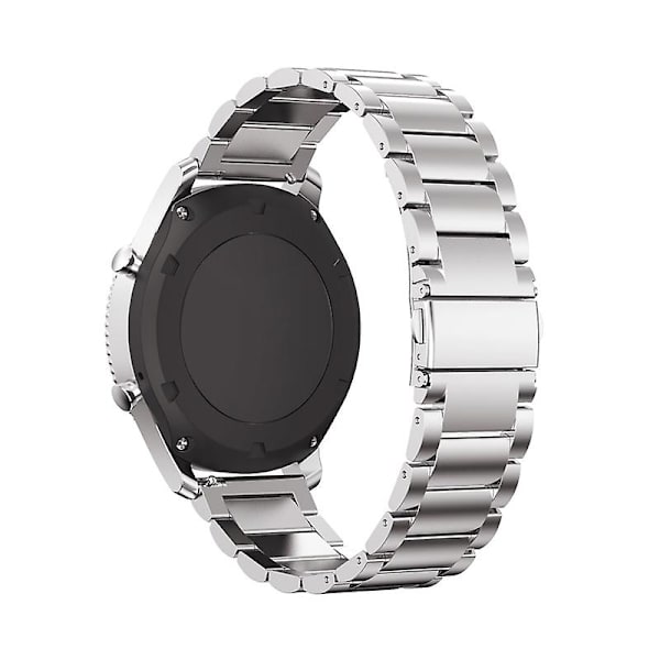 20mm Tre Bead Rostfritt Stål Klockarmband Ersättning Rem För Garmin Move Luxe/move Style/move 3/move Venu - Silver Silver