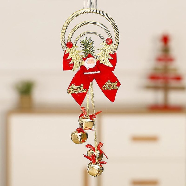 Mes Santa Claus Garland Bow And
